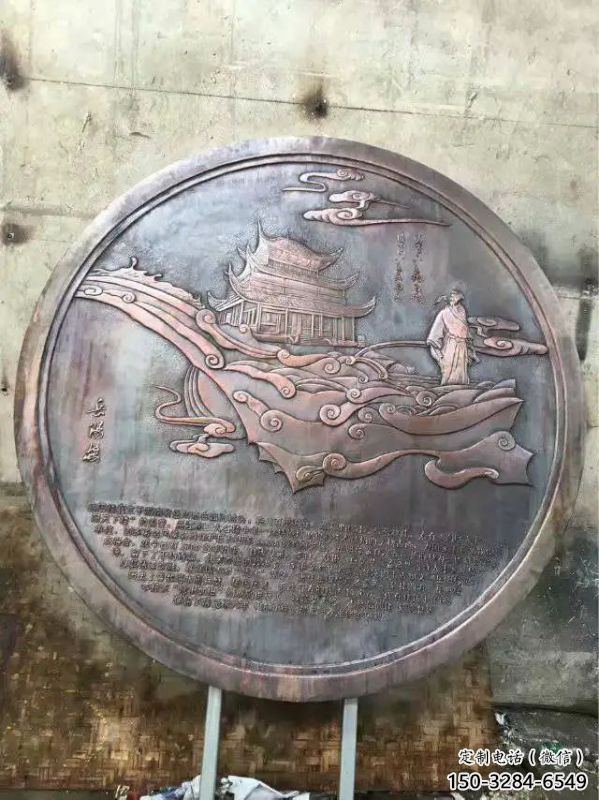 純銅浮雕專供，城堡雕塑，城堡浮雕生產(chǎn)廠家