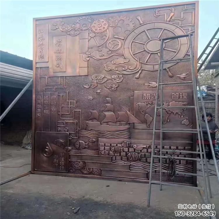 金屬浮雕批發(fā)廠家，街頭藝術(shù)，公園浮雕廠家展品