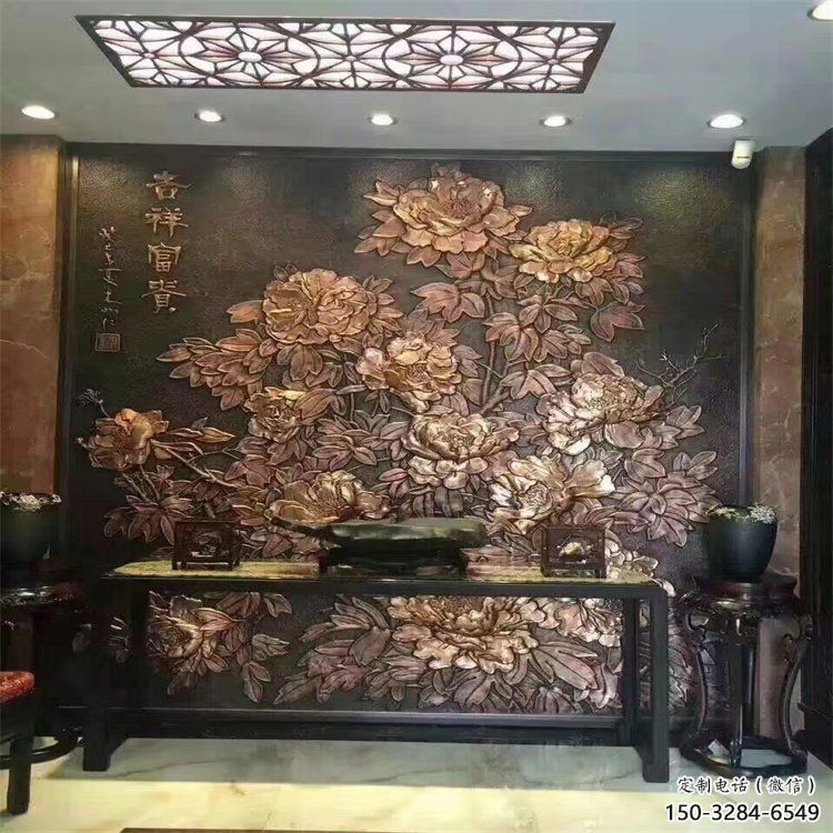 廣場花卉浮雕廠家，城市雕塑，景觀花卉浮雕定做