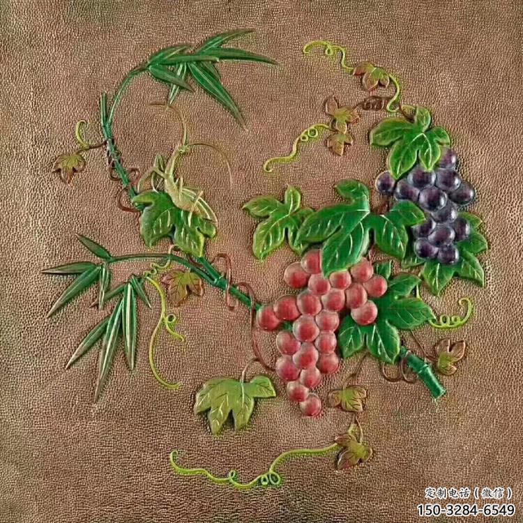 景觀浮雕供需，廣場雕塑，葡萄浮雕定制廠家