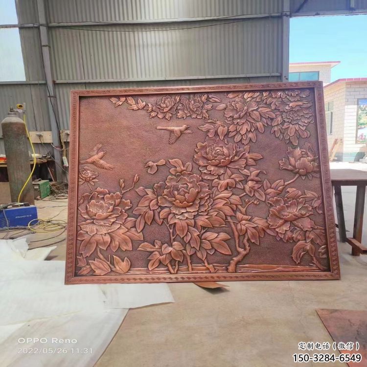 景區(qū)花卉浮雕廠家，景觀雕塑，鑄銅花卉浮雕制作