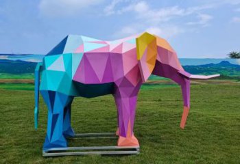 烤漆大象雕塑制造商，室外軟裝，烤漆大象雕塑承接