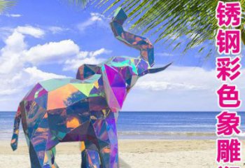 商場大象雕塑展品，景觀概念，景觀烤漆大象雕塑優(yōu)選