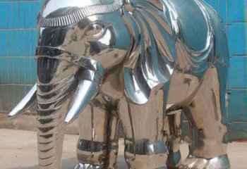 戶(hù)外大象雕塑通用，仿真藝術(shù)，景觀鏡面大象雕塑供應(yīng)