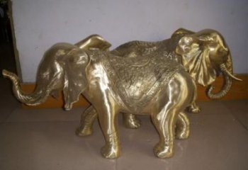 大象雕塑定價(jià)，景觀雕塑，銅大象雕塑擺件批發(fā)