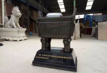 企業(yè)青銅大克鼎雕塑