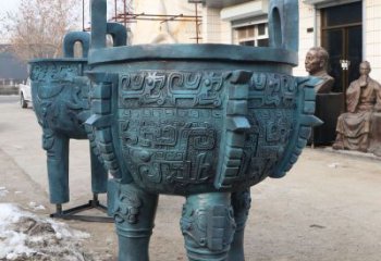 圓鼎雕塑，銅器景觀雕塑，鑄銅工藝