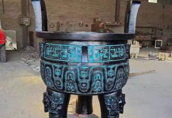 圓鼎雕塑，銅器景觀雕塑，鑄銅工藝