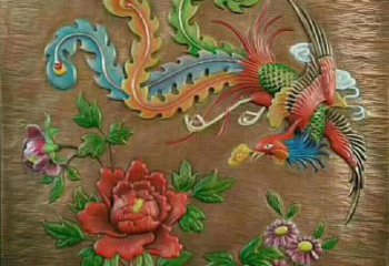 鳳凰浮雕觀賞型，街景小品，動(dòng)物浮雕主題常用