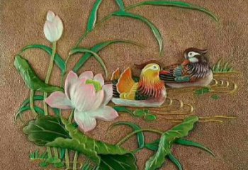 鴛鴦浮雕優(yōu)選，多彩藝術(shù)，景觀動(dòng)物浮雕廠家