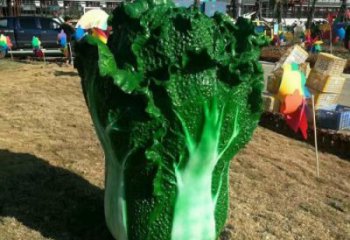 果籃雕塑制造，白鋼構件，校園文化白菜果籃雕塑提供