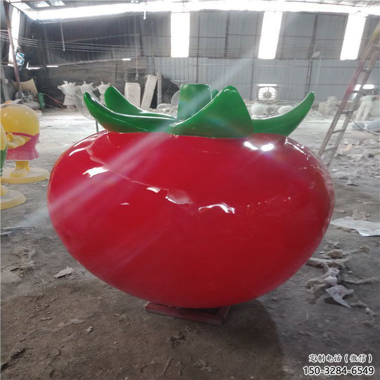 果籃雕塑展品，景觀概念，景觀番茄果籃雕塑優(yōu)選