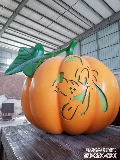 果籃雕塑精選，街頭藝術(shù)，公園南瓜果籃雕塑承接