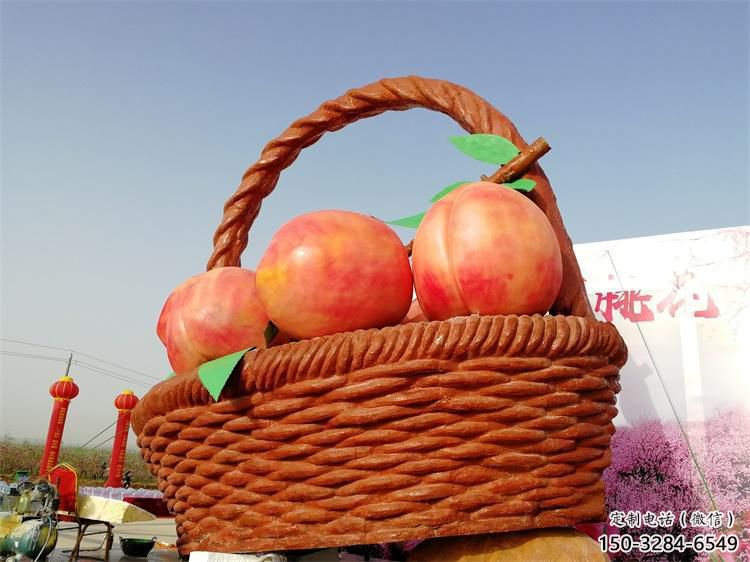 果籃雕塑供給，街道標識，鐵藝果籃雕塑供應(yīng)