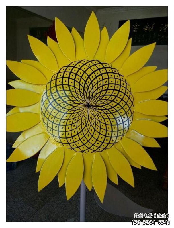 社區(qū)花籃雕塑常用，景觀概念，葵花花籃雕塑異型展品