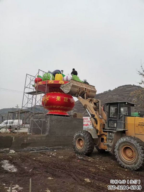 花籃雕塑優(yōu)選，拉絲工藝，旅游區(qū)花籃雕塑承接