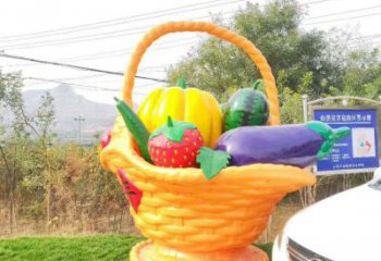 果籃雕塑制作，城市裝飾，仿真果籃雕塑標(biāo)準(zhǔn)