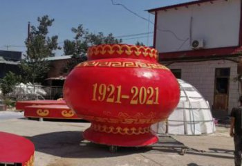 花籃雕塑公園服務(wù)商，景觀雕塑，玻璃鋼花籃雕塑裝飾選定