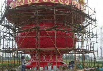 廣場(chǎng)花籃雕塑供求，露天雕塑，企業(yè)不銹鋼花籃雕塑標(biāo)準(zhǔn)