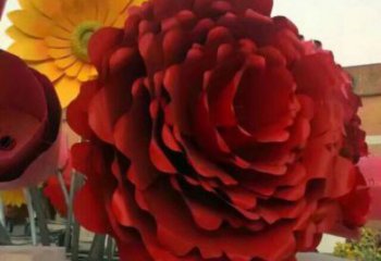 商場花籃雕塑批發(fā)，動態(tài)雕塑，主題花朵花籃雕塑標(biāo)準(zhǔn)