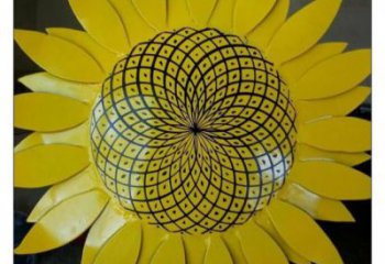 社區(qū)花籃雕塑常用，景觀概念，葵花花籃雕塑異型展品