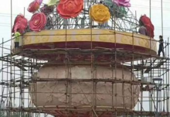 花籃雕塑供求，室外雕塑，景觀旅游區(qū)花籃雕塑選定