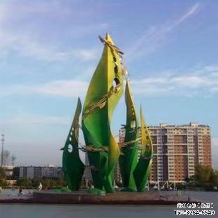 宣傳主題雕塑廠生產(chǎn)，藝術形象標識，地標美陳雕塑