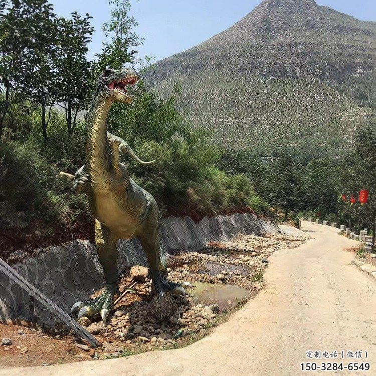 景觀恐龍雕塑制造商，公園雕塑，玻璃鋼恐龍雕塑供給