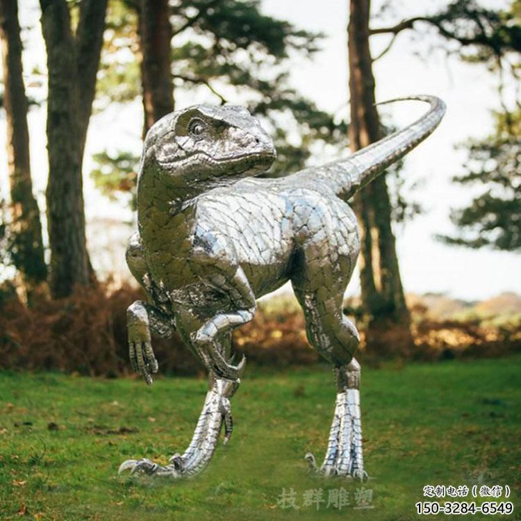 室外恐龍雕塑展品，公園小品，城市玻璃鋼恐龍雕塑供需