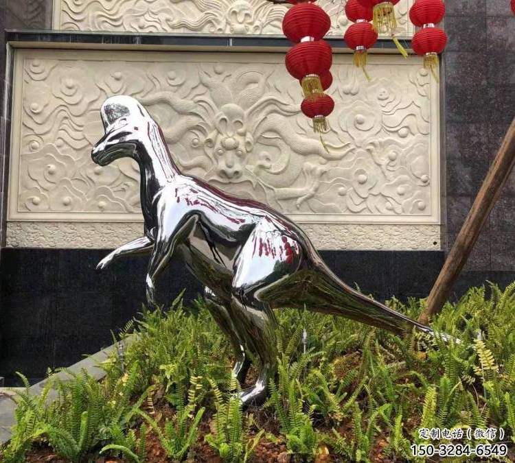 景觀恐龍雕塑精選，陸地擺件，公園鏡面恐龍雕塑精品
