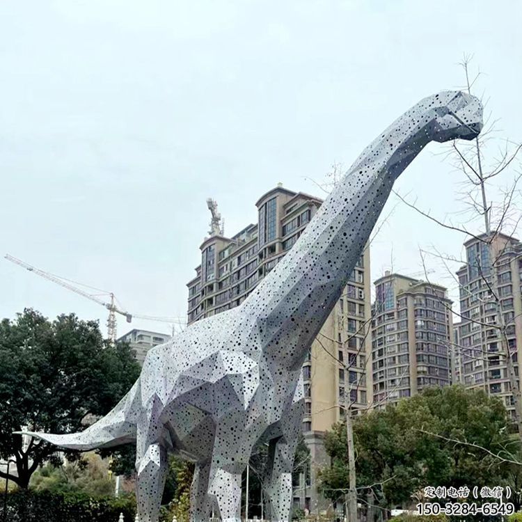 鏤空恐龍雕塑制造，歐式風(fēng)格，切面恐龍雕塑定價(jià)