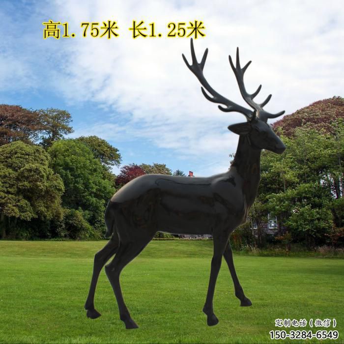 小鹿雕塑精品，景觀概念，仿銅小鹿雕塑通用