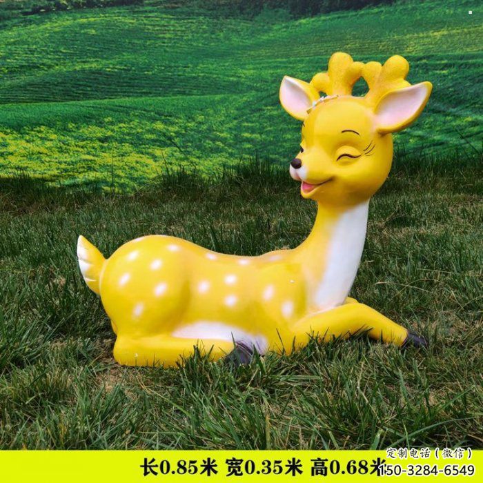 小鹿雕塑精選，戶外雕塑，景觀卡通小鹿雕塑優(yōu)價