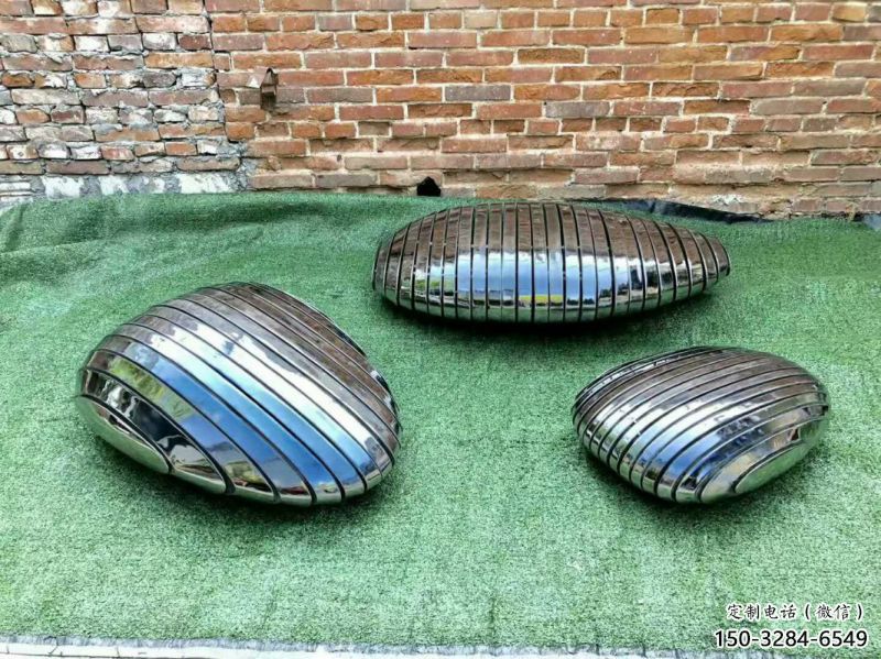 鵝卵石坐凳雕塑，鍛造景觀雕塑，現(xiàn)代工藝