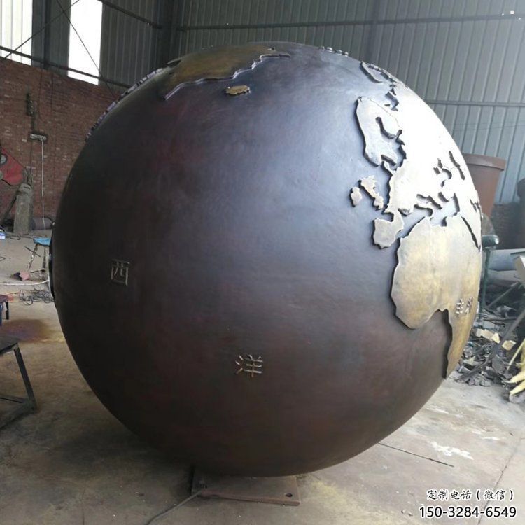 地圖雕塑訂做，街景小品，戶外地圖雕塑制作廠家