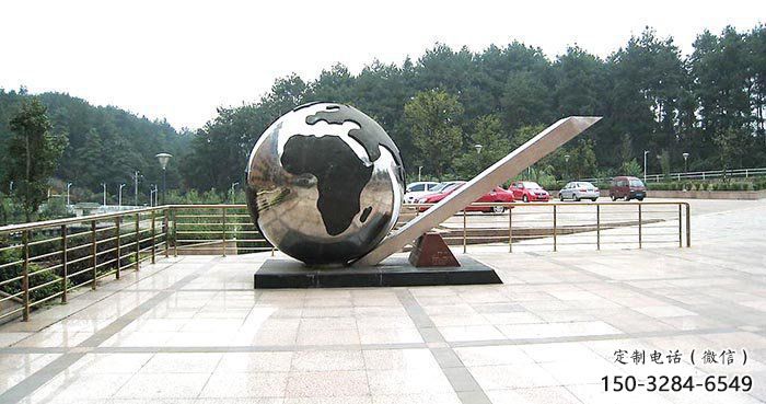 地球儀雕塑生產(chǎn)商，景區(qū)雕塑，現(xiàn)代地球儀雕塑提供