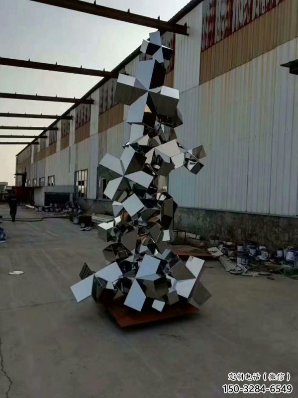 城市景觀石雕塑，網(wǎng)格體育雕塑，古銅效果