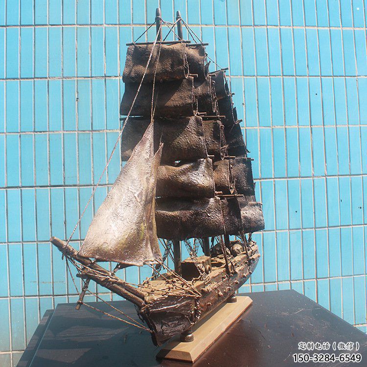 揚(yáng)帆遠(yuǎn)航雕塑定做，小區(qū)雕塑，不銹鋼揚(yáng)帆遠(yuǎn)航雕塑制造商