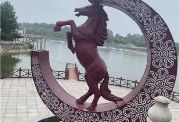 宣傳主題雕塑廠家，藝術(shù)形象標(biāo)識(shí)，地標(biāo)美陳雕塑