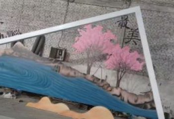 鏤空樹景墻雕塑，屏風元素背景墻雕塑