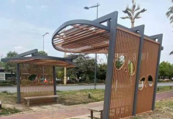 鏤空設(shè)計廊架，不銹鋼管結(jié)構(gòu)組合雕塑