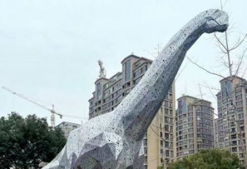 鏤空恐龍雕塑制造，歐式風(fēng)格，切面恐龍雕塑定價