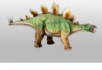 劍龍雕塑生產(chǎn)，動物雕塑，各類發(fā)聲恐龍雕塑定制