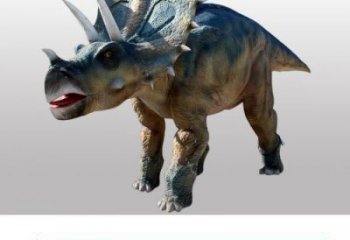 三角龍雕塑點(diǎn)擊，景觀雕塑，別墅發(fā)聲恐龍雕塑供求