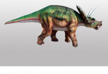 三角龍雕塑底座選定，景觀雕塑，發(fā)聲恐龍雕塑生產(chǎn)商