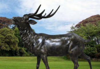 小鹿雕塑供求，景區(qū)案例，景觀仿銅小鹿雕塑精選