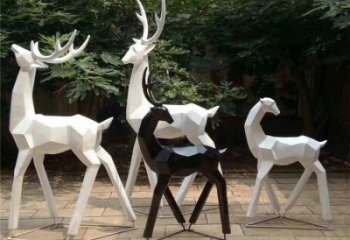 構(gòu)件小鹿雕塑常用，景觀概念，景觀抽象小鹿雕塑供求