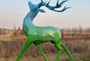 景觀小鹿雕塑供需，廣場雕塑，烤漆小鹿雕塑定制