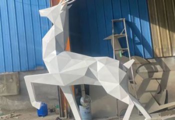 商業(yè)小鹿雕塑標(biāo)準(zhǔn)，廣場雕塑，烤漆小鹿雕塑供給