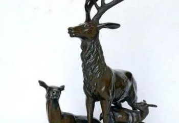 銅梅花鹿雕塑供需，多彩藝術(shù)，梅花鹿銅雕塑制造商